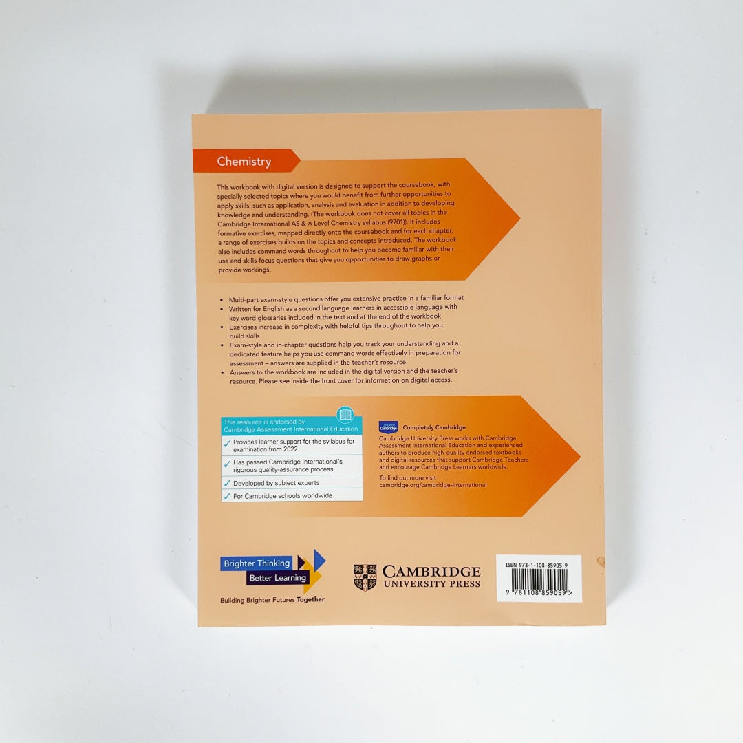 Cambridge International AS & A Level Chemistry Workbook - By Roger Norris