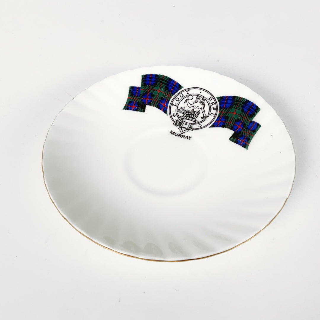 Elizabethan Fine Bone China - Clan Murray Commemorative Tea Set + Extra Saucer