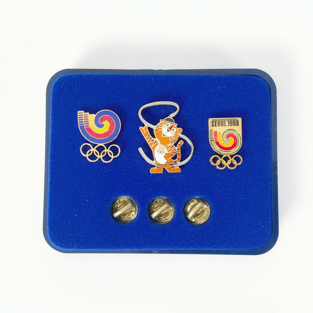 Official Memorial Pins Of 1988 Seoul Olympic Games