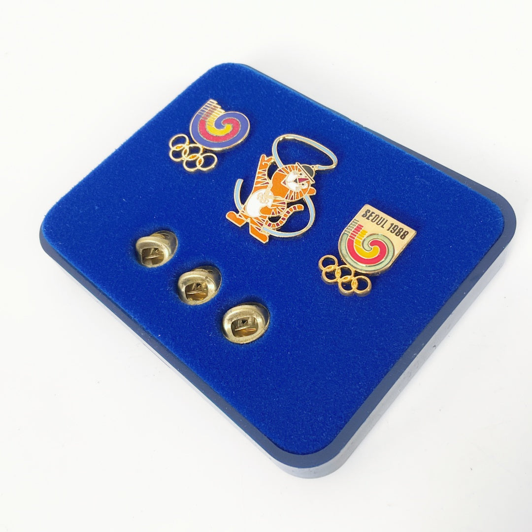 Official Memorial Pins Of 1988 Seoul Olympic Games