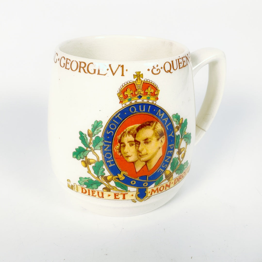 Myott Son & Co - 1937 Commemorative Coronation Mug