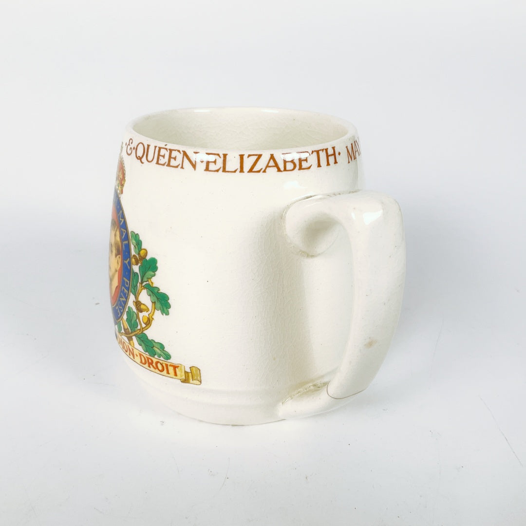 Myott Son & Co - 1937 Commemorative Coronation Mug