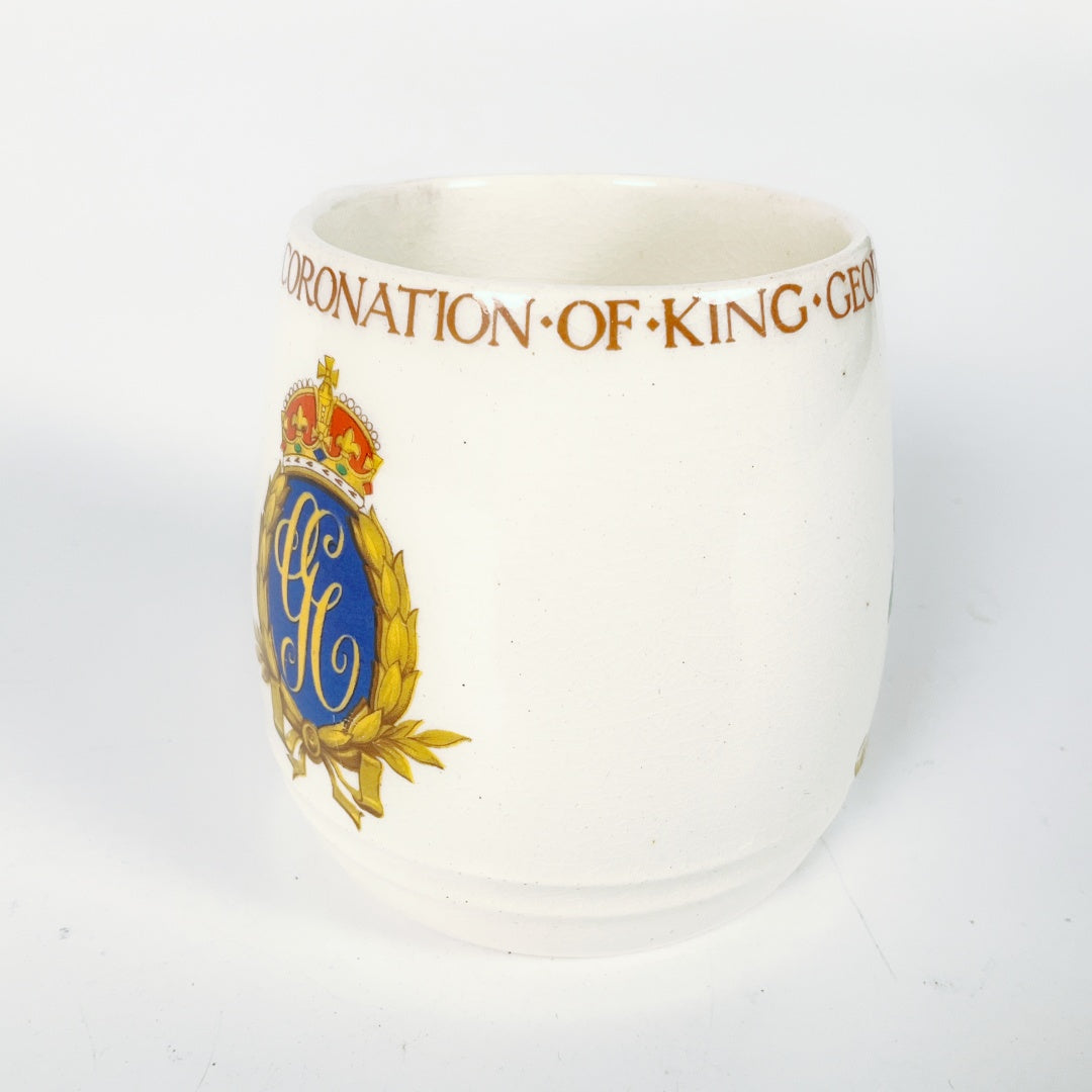 Myott Son & Co - 1937 Commemorative Coronation Mug