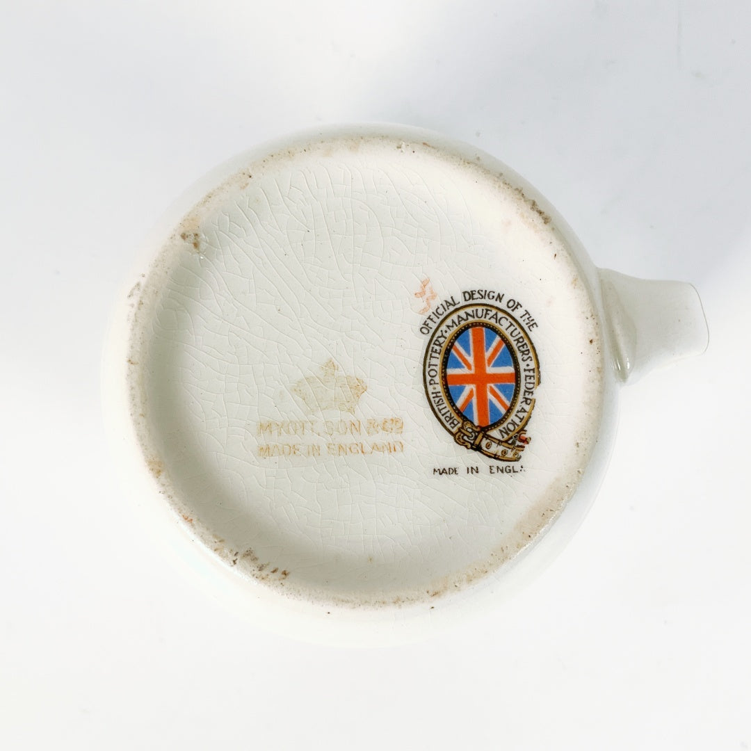Myott Son & Co - 1937 Commemorative Coronation Mug