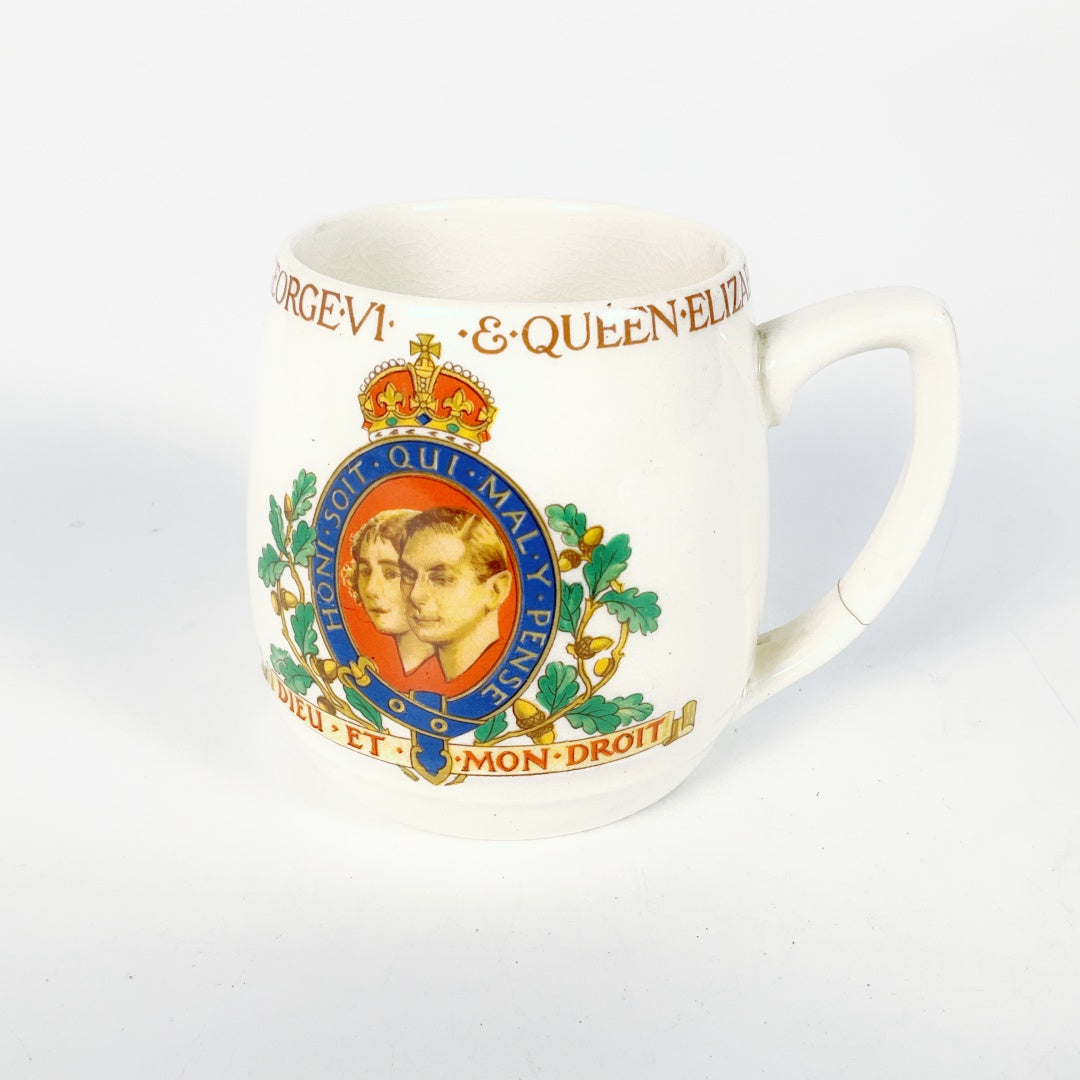 Myott Son & Co - 1937 Commemorative Coronation Mug