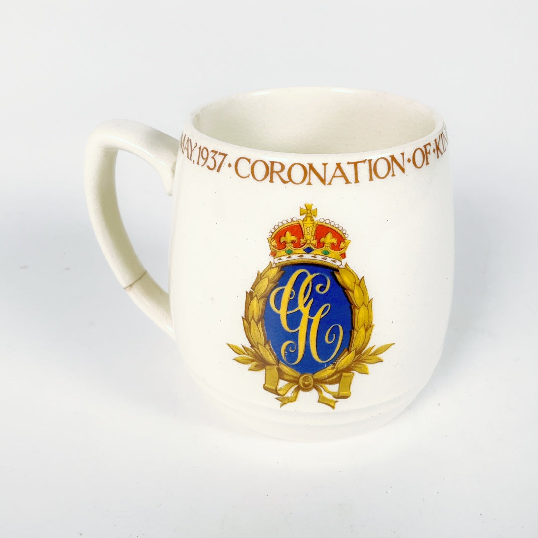 Myott Son & Co - 1937 Commemorative Coronation Mug