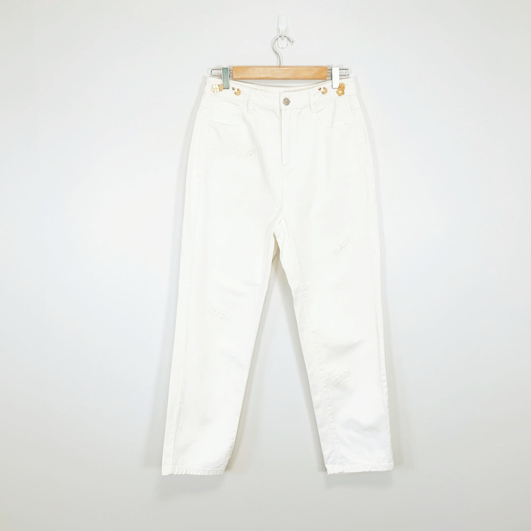 GLORIA - White Long Pants