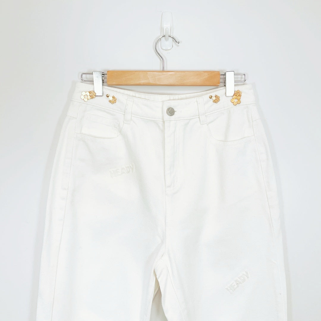 GLORIA - White Long Pants