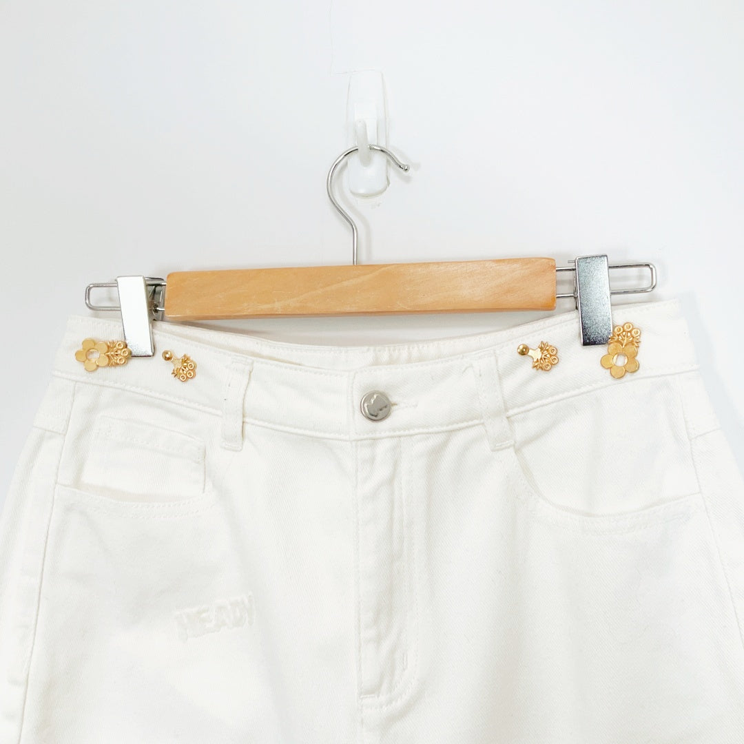 GLORIA - White Long Pants