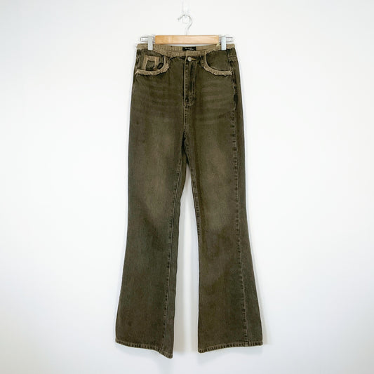 RL. SHOP - Brown Wide-Leg Jeans