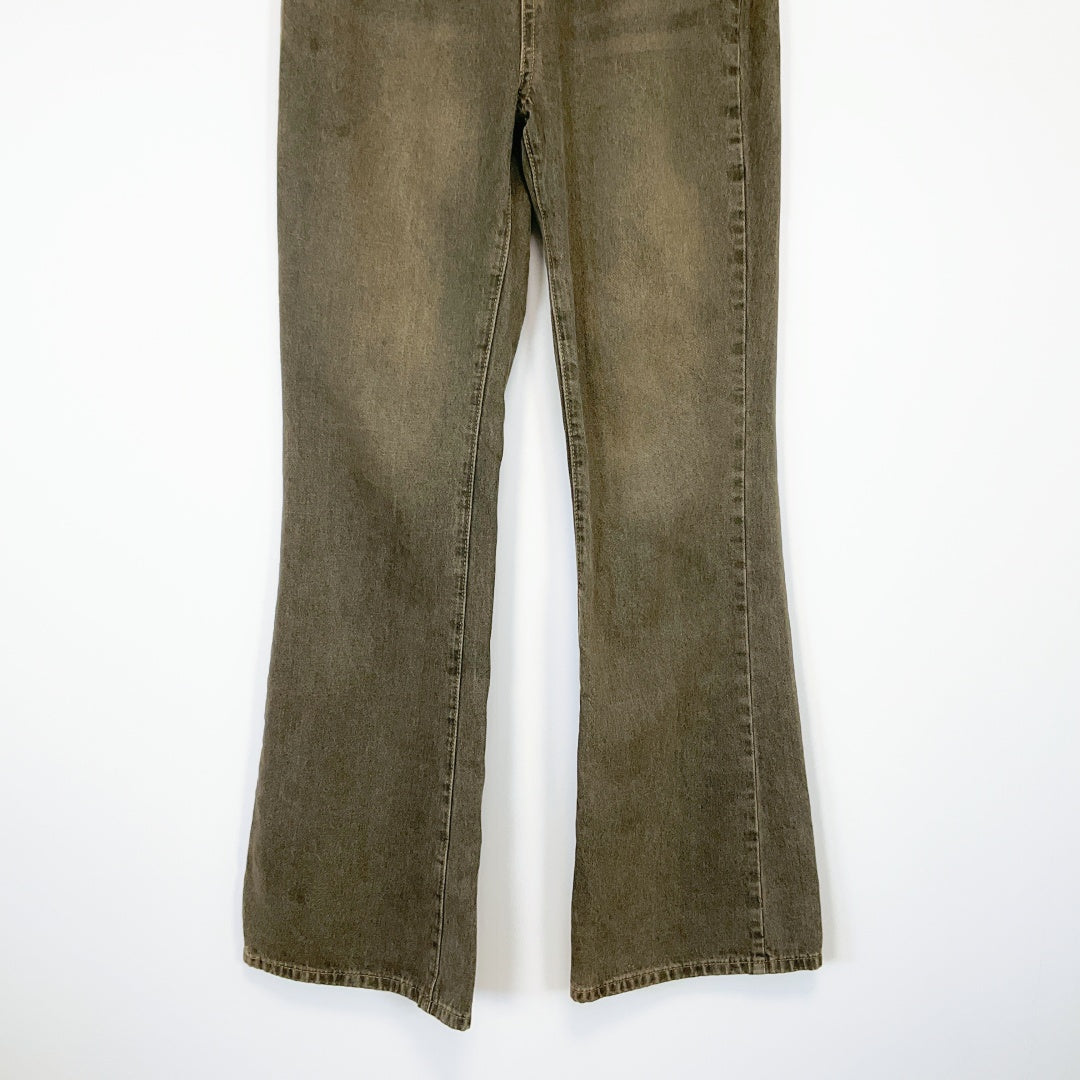 RL. SHOP - Brown Wide-Leg Jeans