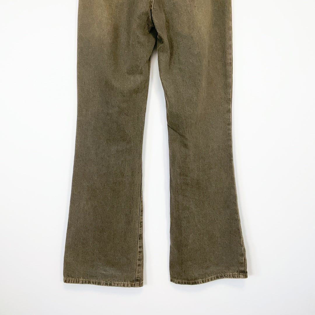 RL. SHOP - Brown Wide-Leg Jeans