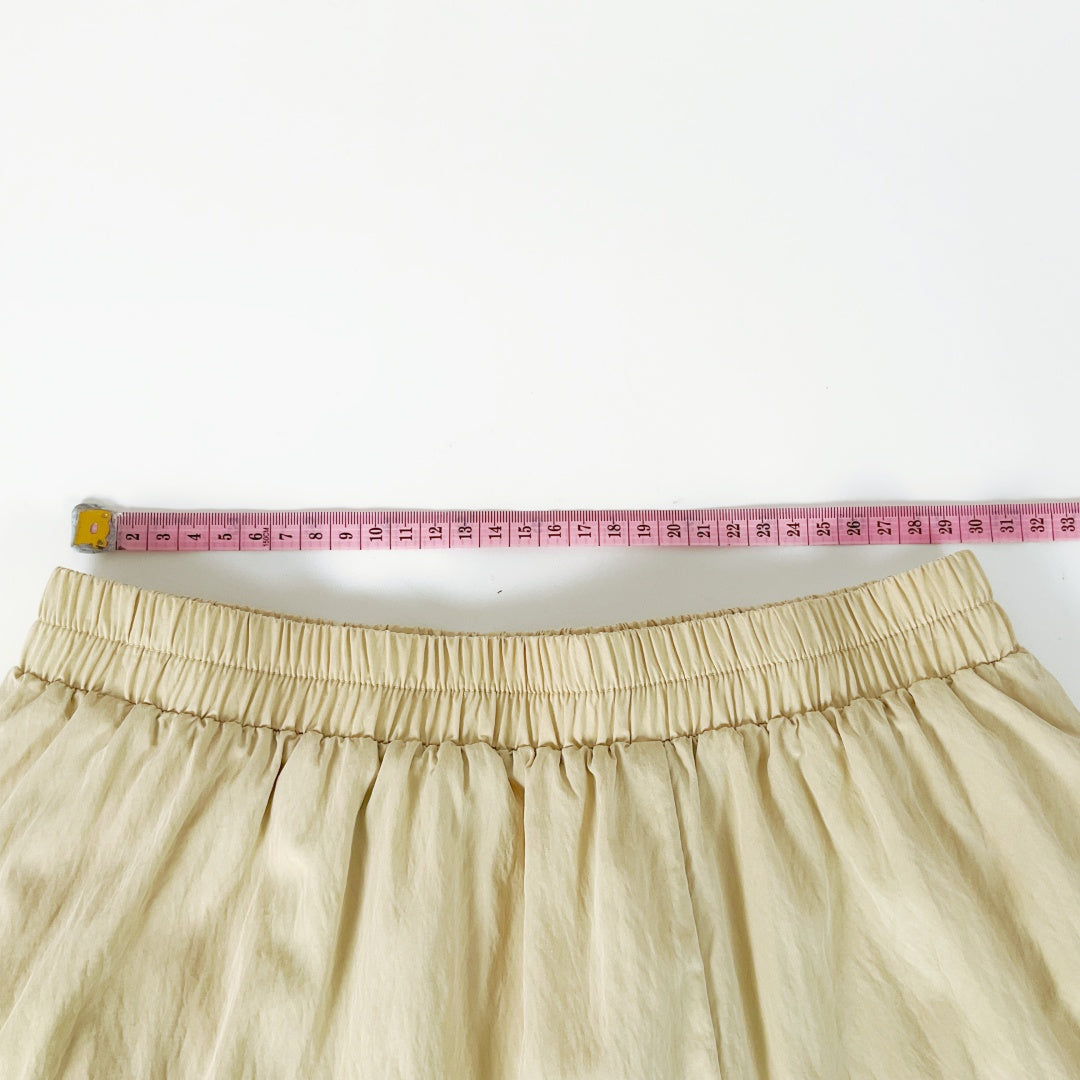 Trendseller C - Beige Ruffle Skirt