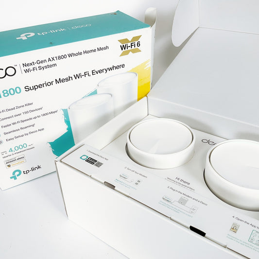 Deco - Next-Gen Ax1800 Whole Home Mesh Wi-Fi System - Twin Pack