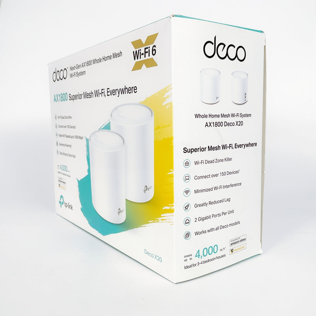 Deco - Next-Gen Ax1800 Whole Home Mesh Wi-Fi System - Twin Pack