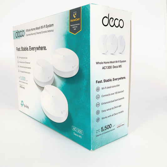 Deco - AC1300 M5 Whole Home Mesh Wi-Fi System 3 pcs