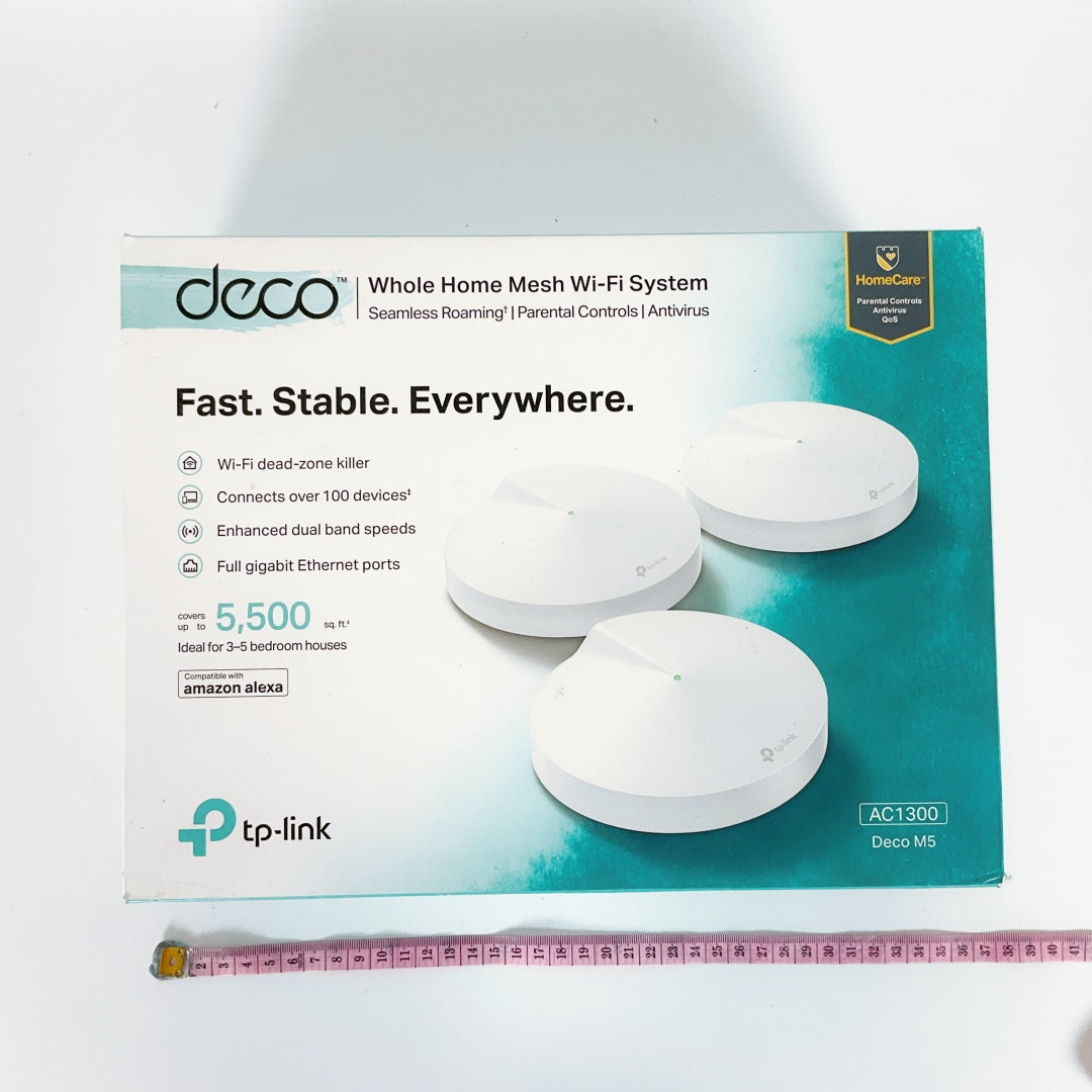 Deco - AC1300 M5 Whole Home Mesh Wi-Fi System 3 pcs