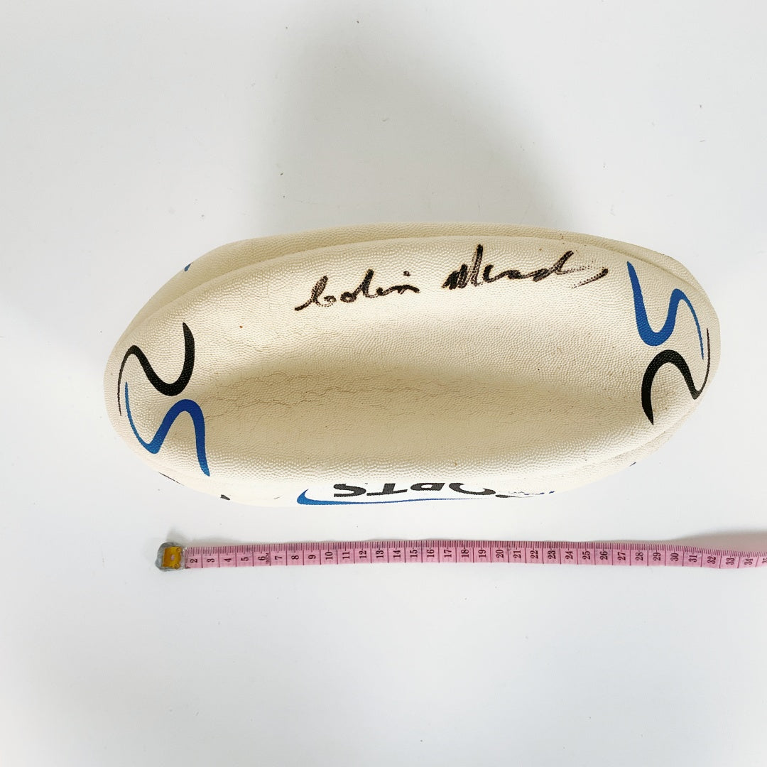 Signed Rugby Ball – Black Marker Signature – Sports Memorabilia