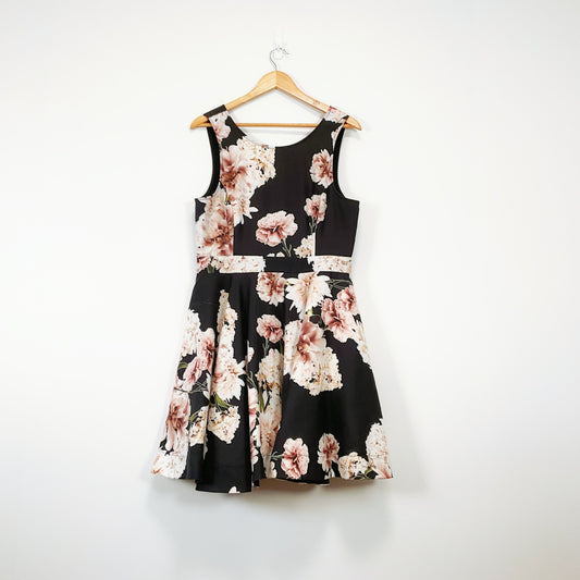 Dotti - Black Floral Mini Dress