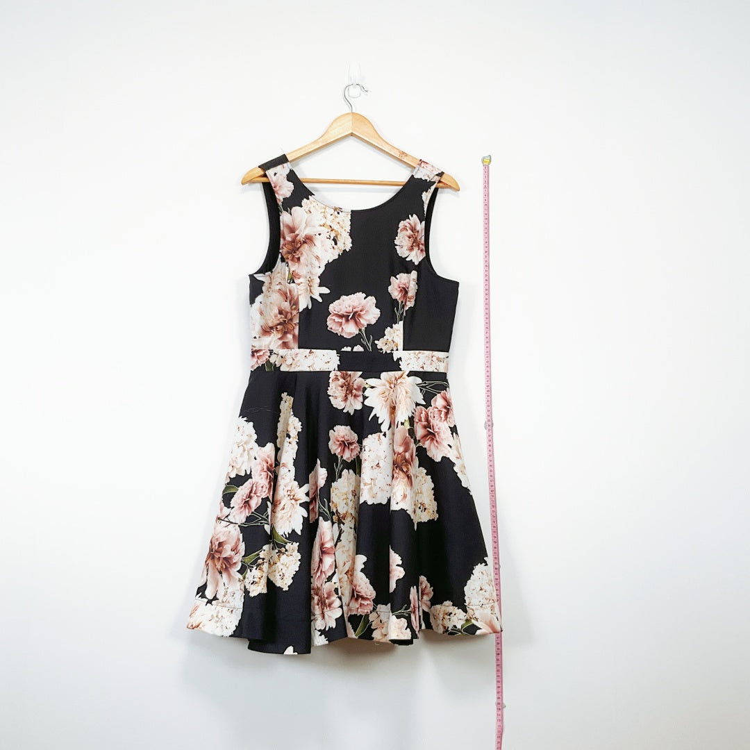 Dotti - Black Floral Mini Dress