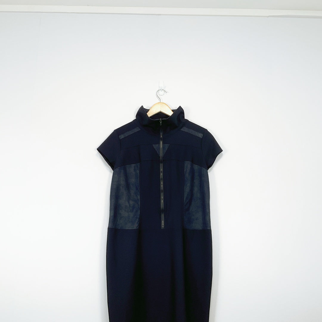 Jane Daniels - Short Sleeves Navy Dress