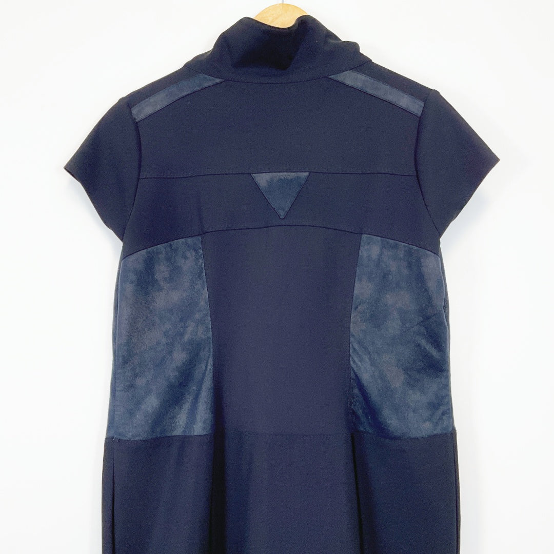 Jane Daniels - Short Sleeves Navy Dress