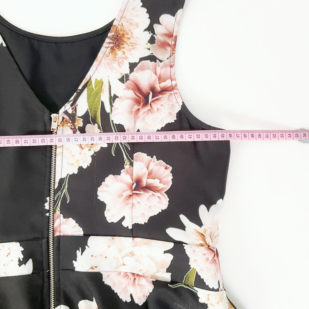 Dotti - Black Floral Mini Dress