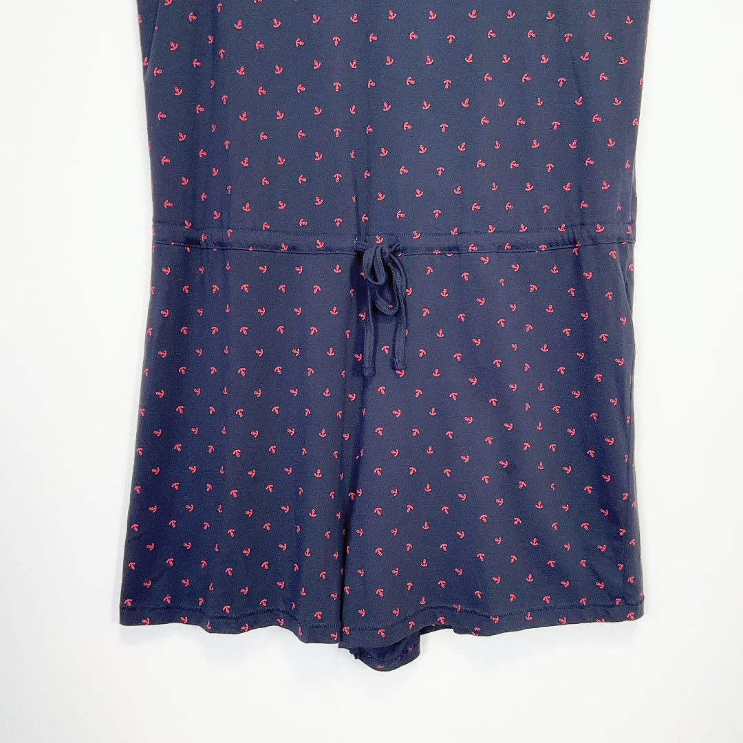 ONLY - Navy Tie Waist Playsuit