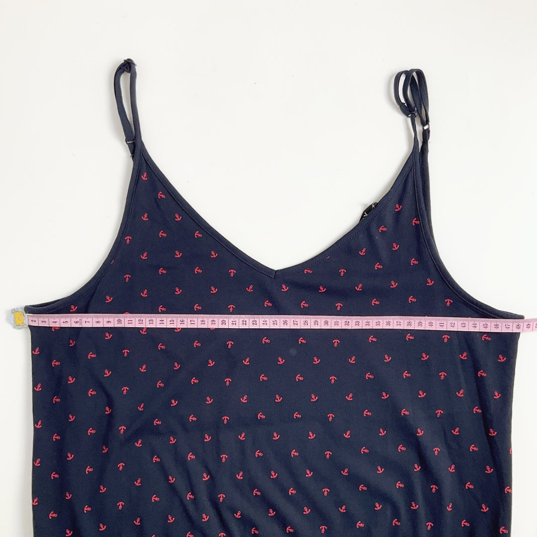 ONLY - Navy Tie Waist Playsuit