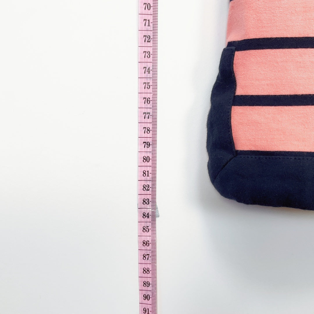 Nautica - Coral + Navy Strip Dress