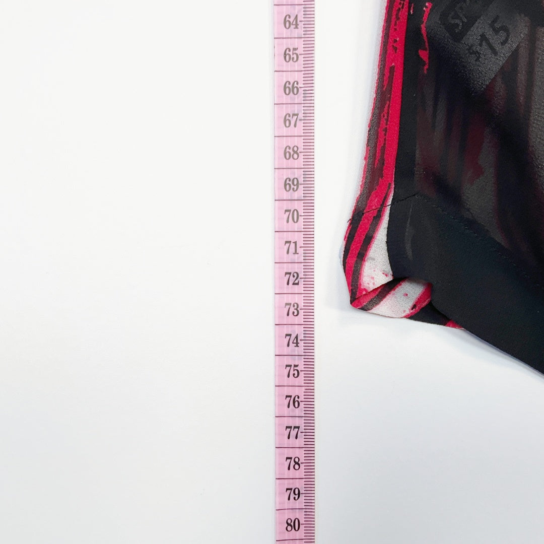 Sabine - Sheer Cowl Back Top