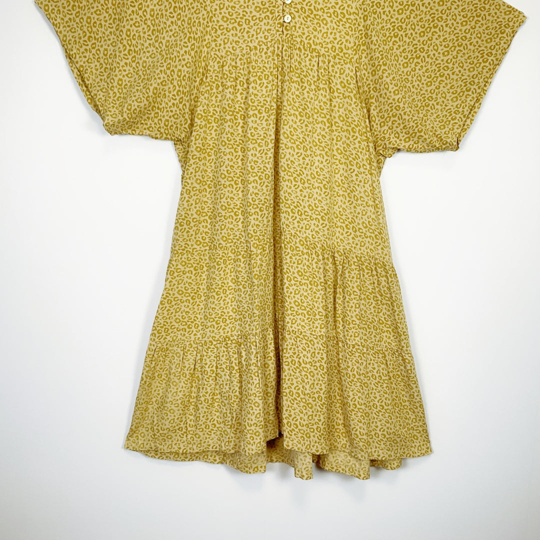 Dreamers & Drifters - Khaki Print Dress