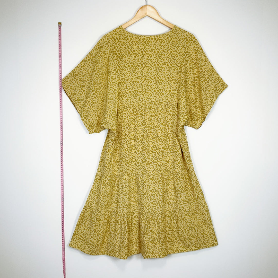 Dreamers & Drifters - Khaki Print Dress