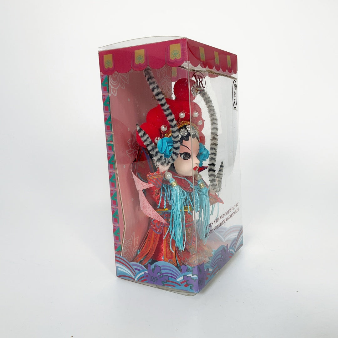 Yiren Arts and Crafts - Chinese Opera Doll Mu Guiying in Box