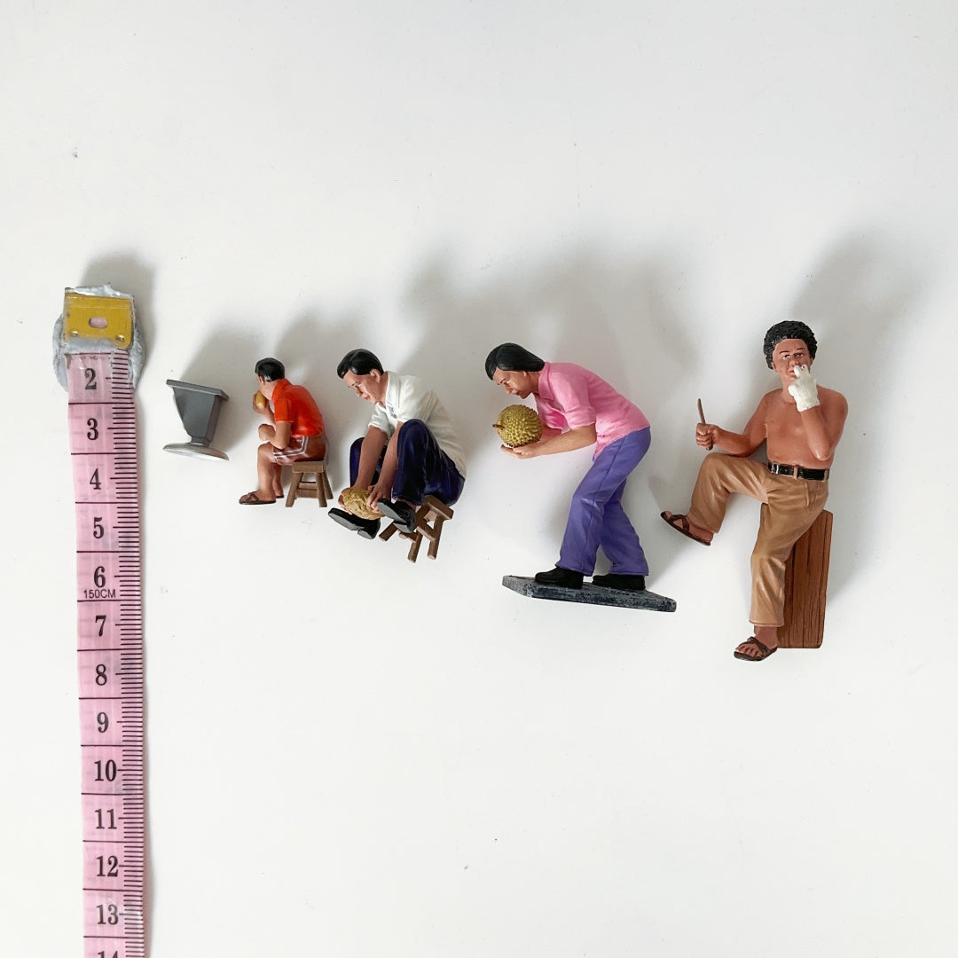 Miniature Stories - Singapore Heritage Series - Durian Stall Figurine Set (SH032)