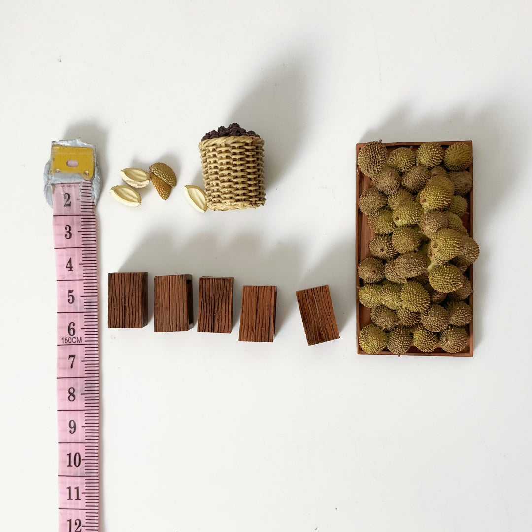 Miniature Stories - Singapore Heritage Series - Durian Stall Figurine Set (SH032)
