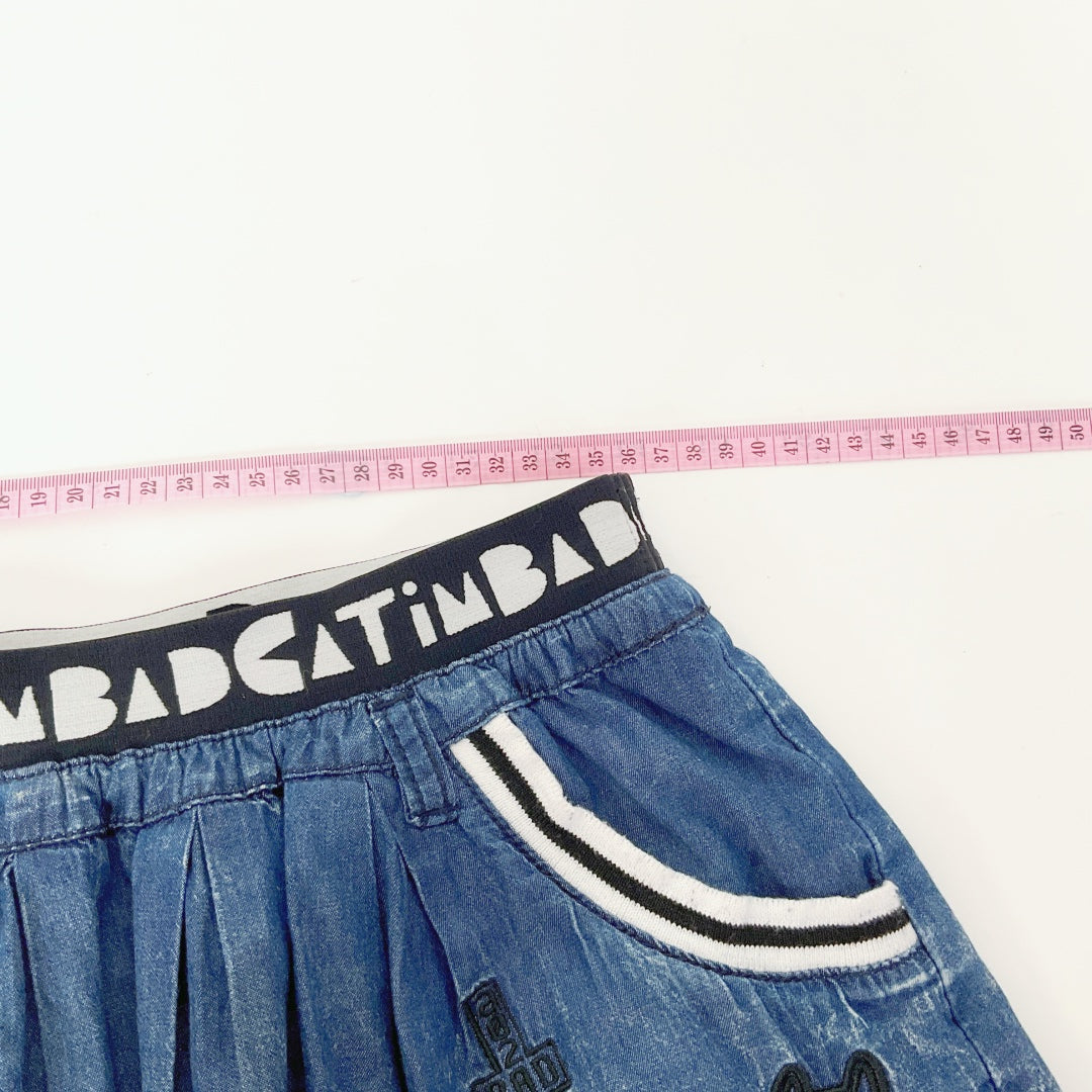 A02 - Bad Cat Denim Skorts