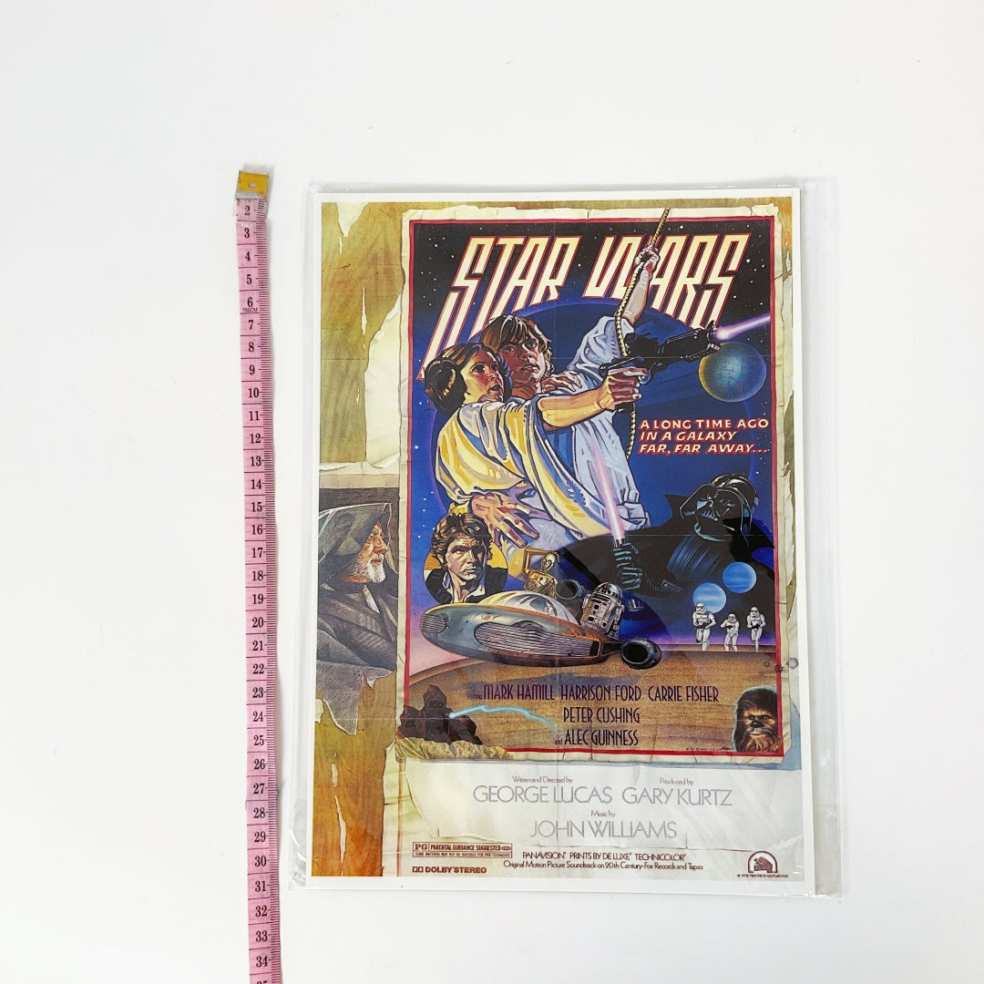 A4 Art Print - 1977 Star Wars Movie Poster