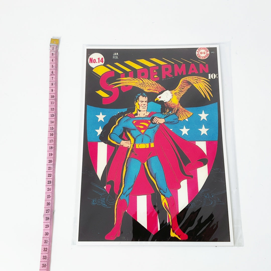 A4 Art Print - 1942 Patriotic Superman Issue #14