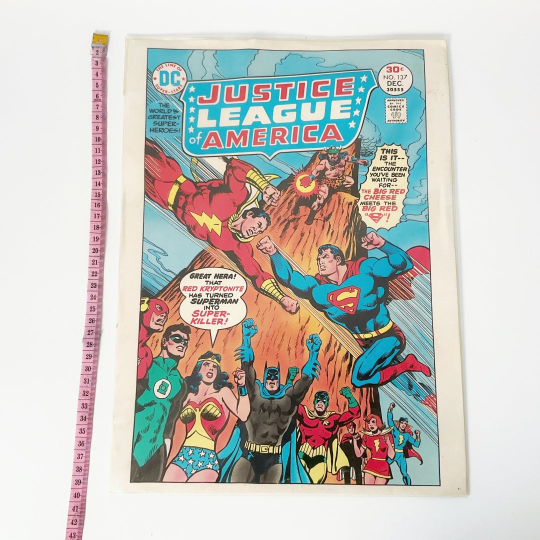 Art Print - 1978 Superman vs Shazam Issue #137