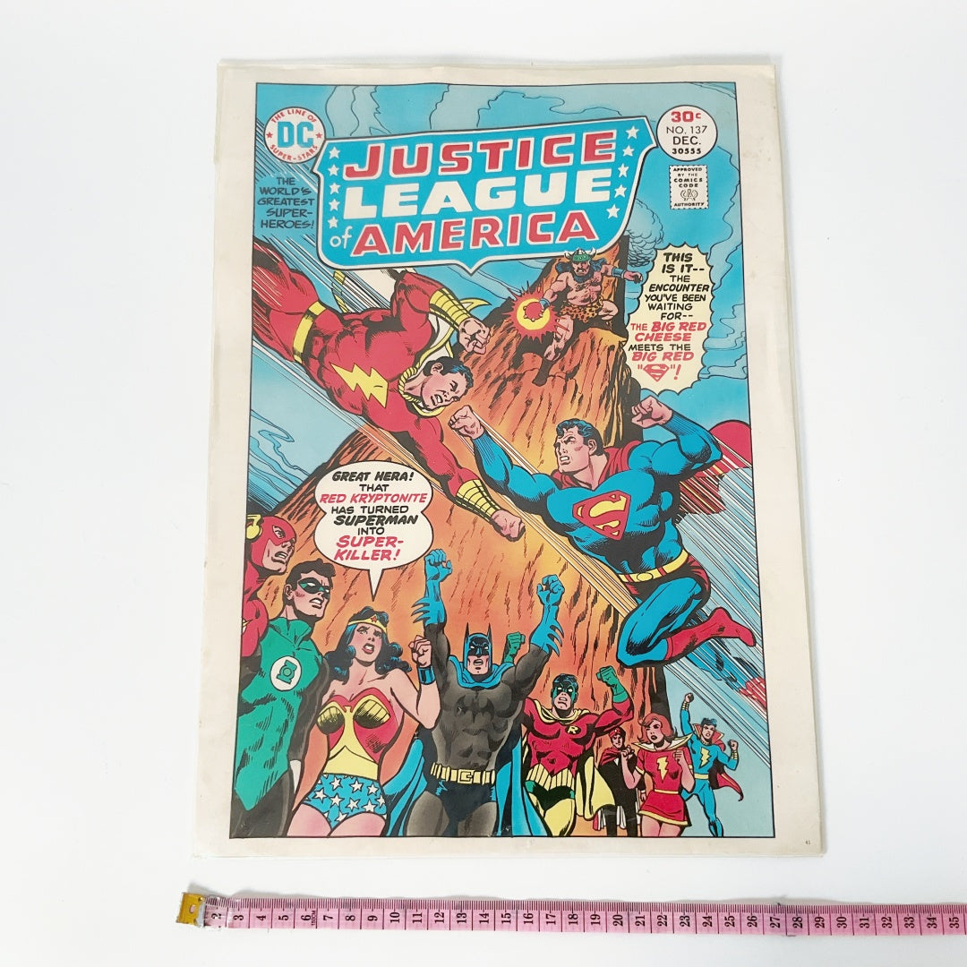Art Print - 1978 Superman vs Shazam Issue #137