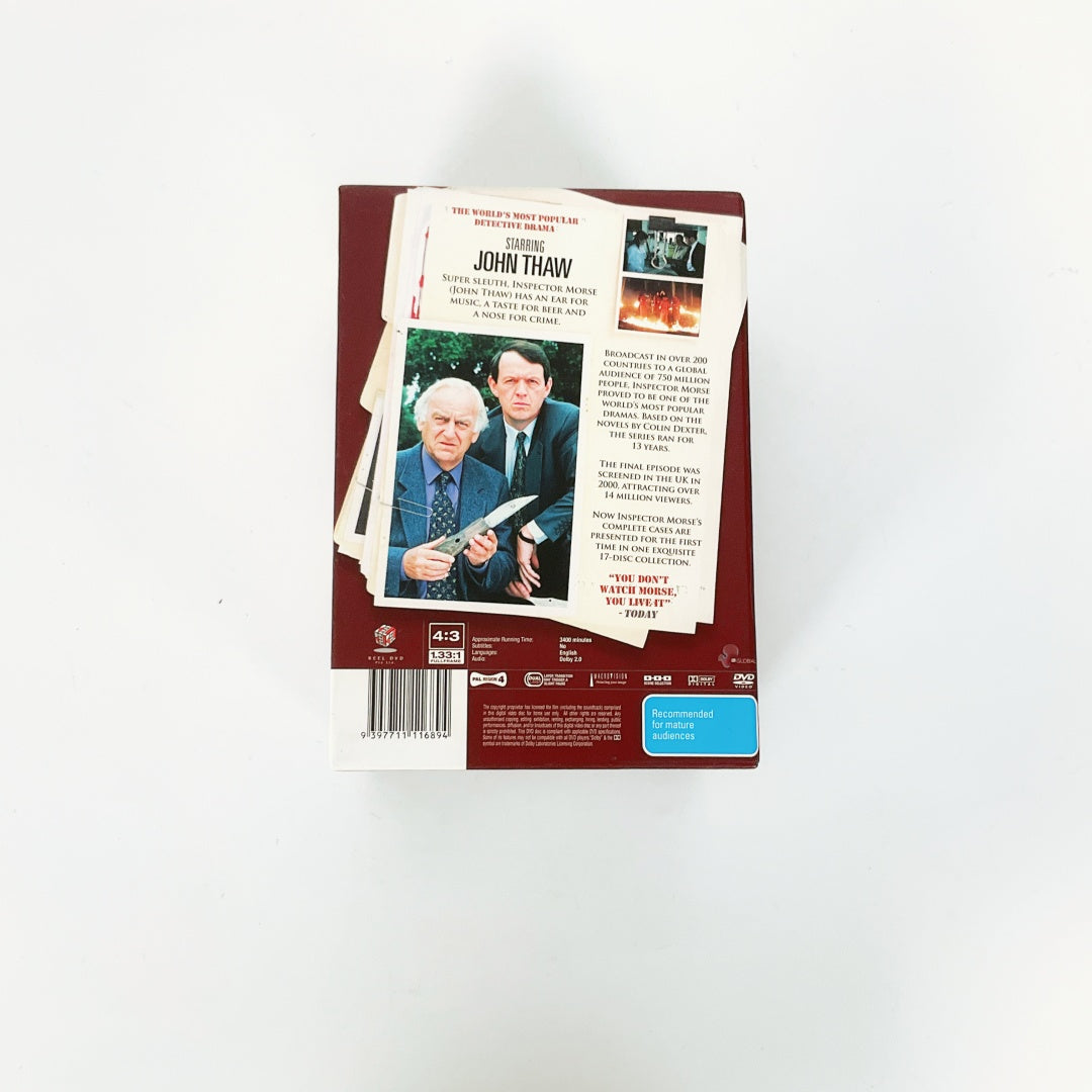 Inspector Morse - The Complete Collection DVD Box Set – SPCA Op Shops