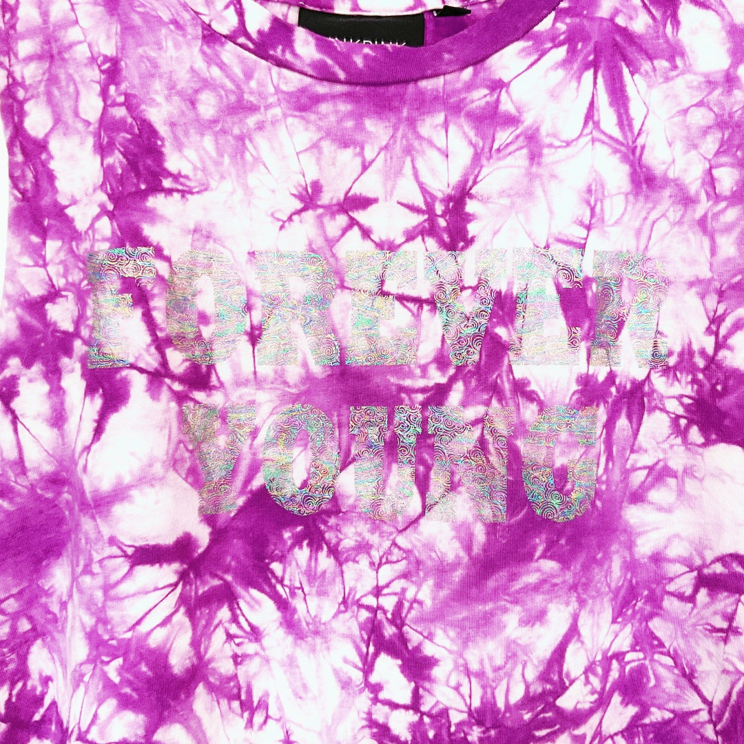 MINKPINK - Purple “Forever Young” Sleeveless Tank Top