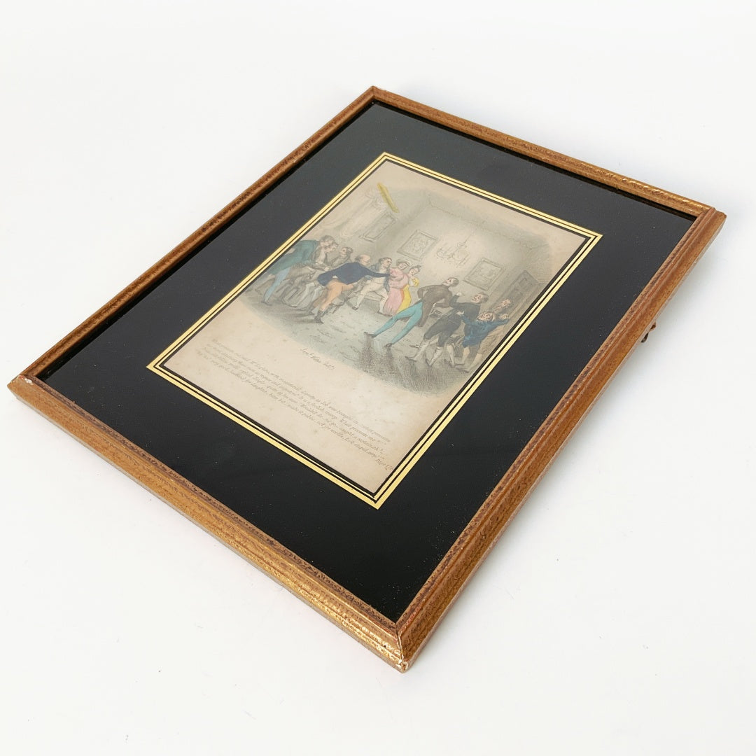 Antique Dickens The Pickwick Papers Steel Engraving – Framed (21 × 26cm)