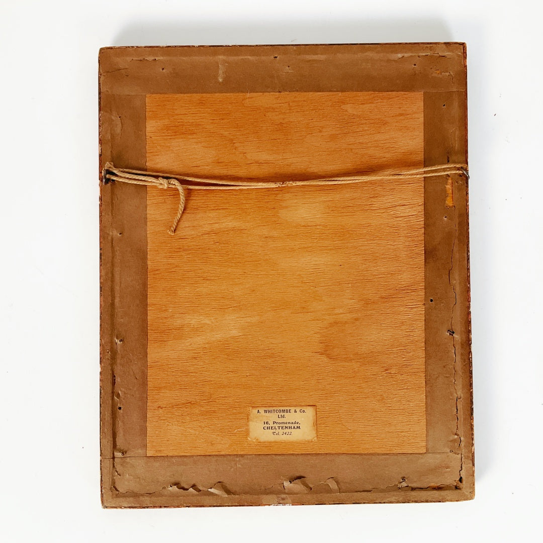 Antique Dickens Martin Chuzzlewit Steel Engraving – Mrs. Gamp – Framed (21 × 26 cm)