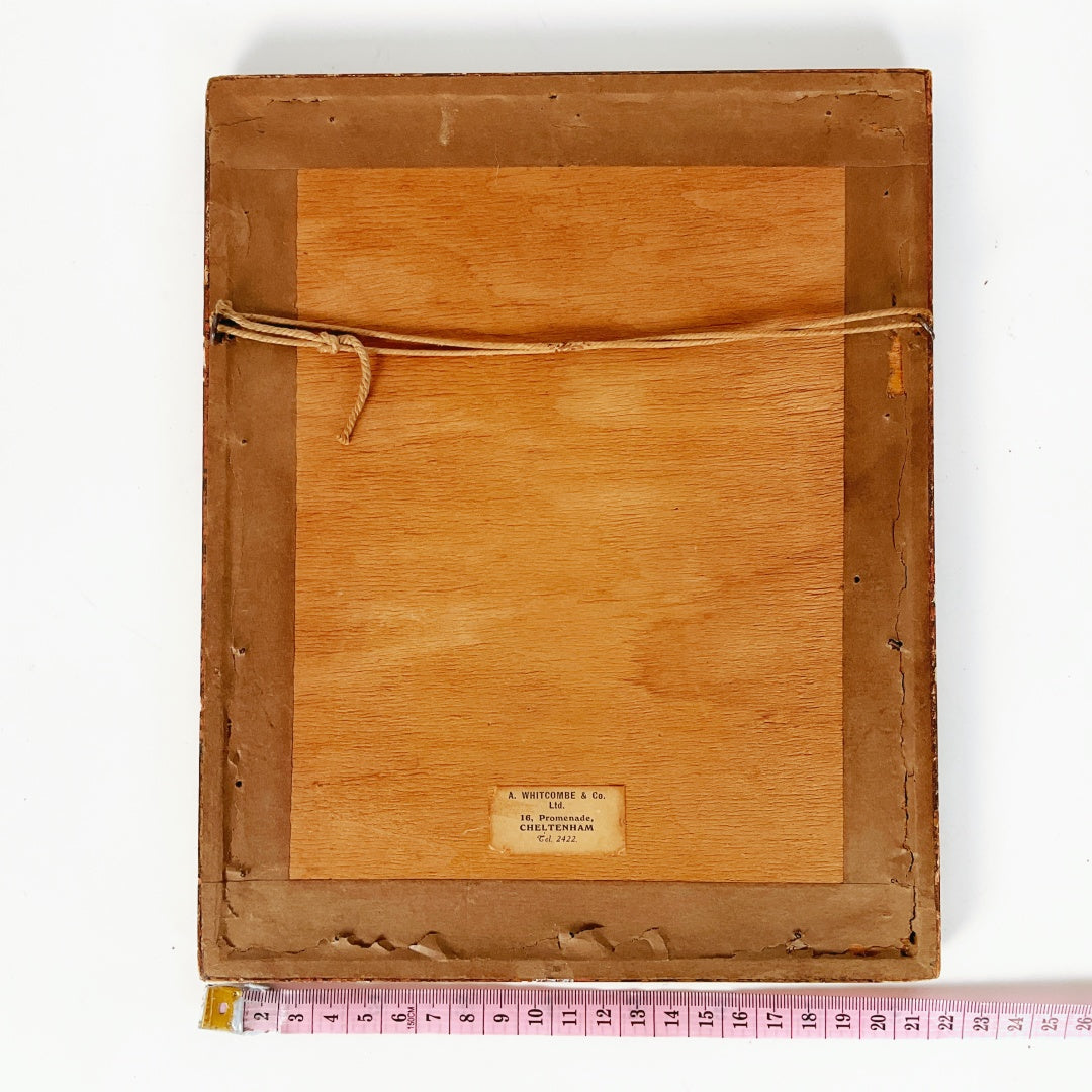 Antique Dickens Martin Chuzzlewit Steel Engraving – Mrs. Gamp – Framed (21 × 26 cm)