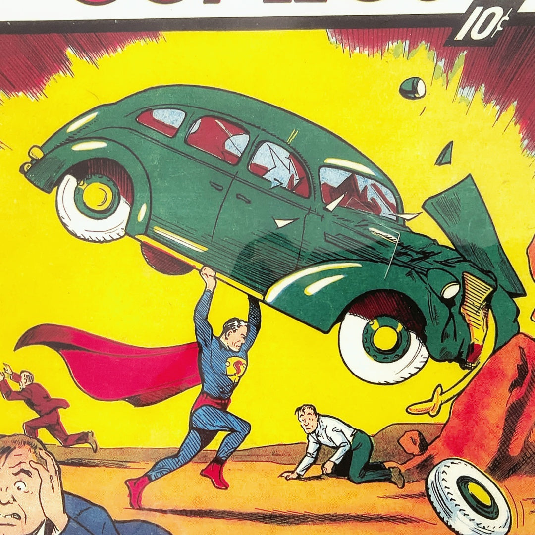 A4 Art Print - 1938 Action Comics Issue #1