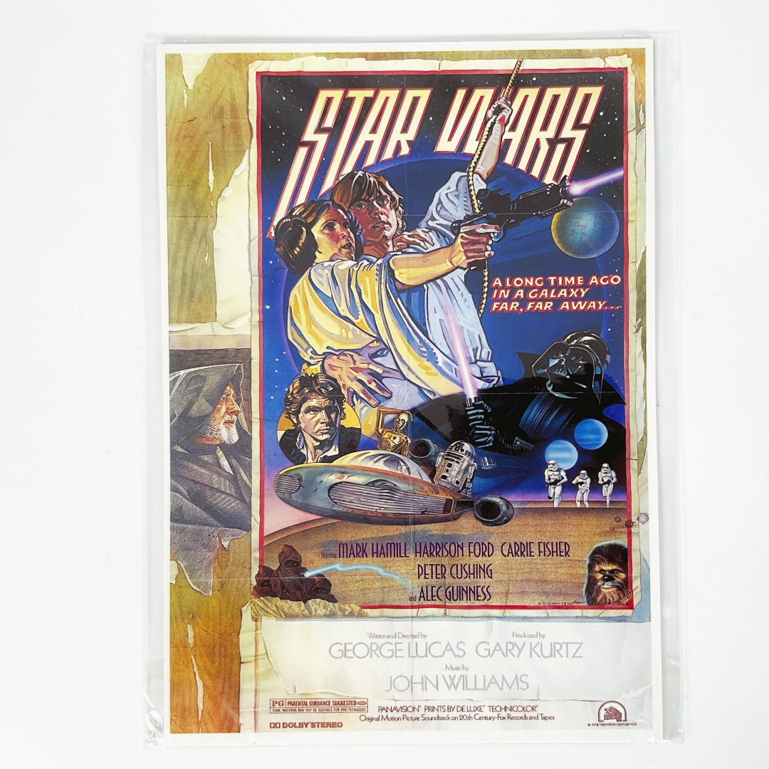 A4 Art Print - 1977 Star Wars Movie Poster