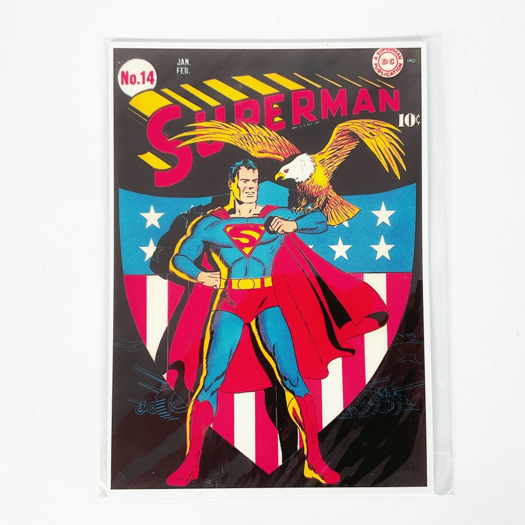 A4 Art Print - 1942 Patriotic Superman Issue #14