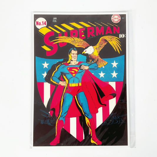 A4 Art Print - 1942 Patriotic Superman Issue #14